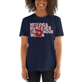 MISSING & MURDERED IINDIGENOUS WOMEN RED HAND T-SHIRT - Indigenous Merch