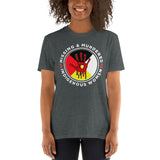 mmiw dark heather t shirt