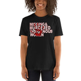 MISSING & MURDERED IINDIGENOUS WOMEN RED HAND T-SHIRT - Indigenous Merch