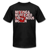 MMIW MISSING & MURDERED INDIGENOUS WOMEN RED HAND T-SHIRT